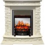 Каминокомплект Luzern - Слоновая кость с очагом Fobos FX M Black