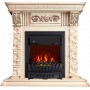 Каминокомплект Luxemburg (каменный) - Сланец/Cлоновая кость с патиной с очагом Aspen Black Каминокомплект Luxemburg (каменный) - Сланец/Cлоновая кость с патиной с очагом Aspen Black