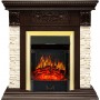 Каминокомплект Luxemburg (каменный) - Сланец/Темный дуб с очагом Majestic FX Brass Каминокомплект Luxemburg (каменный) - Сланец/Темный дуб с очагом Majestic FX Brass