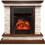 Каминокомплект Calgary - Дуб / Сланец белый с очагом Majestic FX Black Каминокомплект Calgary - Дуб / Сланец белый с очагом Majestic FX Black