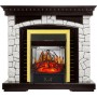 Каминокомплект Glasgow - Венге / Белый с очагом Majestic FX M Brass Каминокомплект Glasgow - Венге / Белый с очагом Majestic FX M Brass