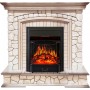 Каминокомплект Preston - Белый/Слоновая кость с патиной с очагом Majestic FX Black Каминокомплект Preston - Белый/Слоновая кость с патиной с очагом Majestic FX Black
