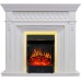 Каминокомплект Alexandria - Белый дуб с очагом Majestic FX Brass