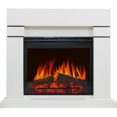 Каминокомплект Lindos - Белый с очагом Jupiter FX New Каминокомплект Lindos - Белый с очагом Jupiter FX New