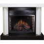 Каминокомплект Vancouver - Фактурный белый с очагом Dioramic 28 LED FX