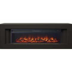 Каминокомплект Line 60 - Венге с очагом Vision 60 LOG LED Каминокомплект Line 60 - Венге с очагом Vision 60 LOG LED