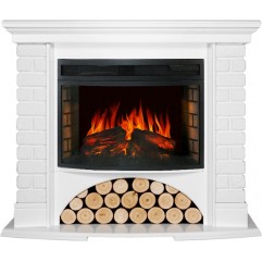 Каминокомплект Village - Белый с очагом Dioramic 25 LED FX Каминокомплект Village - Белый с очагом Dioramic 25 LED FX