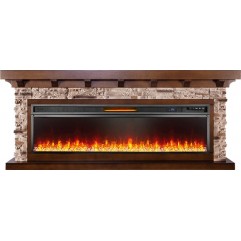 Каминокомплект Chalet 60 - Темный дуб с очагом Vision 60 LED Каминокомплект Chalet 60 - Темный дуб с очагом Vision 60 LED