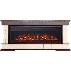 Каминокомплект Shateau 60 - Темный дуб с очагом Vision 60 LOG LED Каминокомплект Shateau 60 - Темный дуб с очагом Vision 60 LOG LED