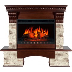 Каминокомплект Aberdeen - Темный дуб с очагом Vision 26 EF LED FX Каминокомплект Aberdeen - Темный дуб с очагом Vision 26 EF LED FX