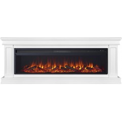 Каминокомплект Geneva 60 - Белый с очагом Vision 60 LOG LED Каминокомплект Geneva 60 - Белый с очагом Vision 60 LOG LED