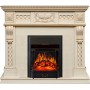 Каминокомплект Corsica - Слоновая кость с патиной (Ширина 1100) с очагом Majestic FX Black Каминокомплект Corsica - Слоновая кость с патиной (Ширина 1100) с очагом Majestic FX Black