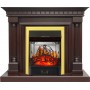 Каминокомплект Dallas - Темный дуб с очагом Majestic FX M Brass Каминокомплект Dallas - Темный дуб с очагом Majestic FX M Brass