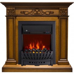 Каминокомплект Verona - Дуб антик с очагом Aspen Black Каминокомплект Verona - Дуб антик с очагом Aspen Black