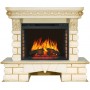 Каминокомплект Pierre Luxe LORD - Слоновая кость / Белый с очагом Vision 28 EF LED FX