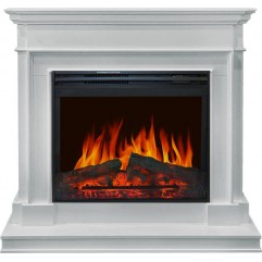 Каминокомплект Newport - Белый с очагом Jupiter FX New Каминокомплект Newport - Белый с очагом Jupiter FX New