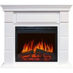Каминокомплект Portland - Белый с очагом Jupiter FX New