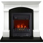 Каминокомплект Langford - Белый с черным с очагом Aspen Black