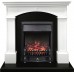 Каминокомплект Langford - Белый с черным с очагом Fobos FX Black