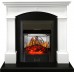 Каминокомплект Langford - Белый с черным с очагом Majestic FX M Black