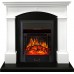 Каминокомплект Langford - Белый с черным с очагом Majestic FX Black