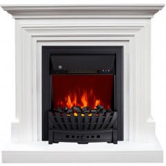 Каминокомплект Bradford - Белый с очагом Aspen Black Каминокомплект Bradford - Белый с очагом Aspen Black