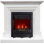 Каминокомплект Bradford - Белый с очагом Aspen Black