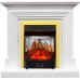 Каминокомплект Bradford - Белый с очагом Majestic FX M Brass