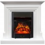 Каминокомплект Bradford - Белый с очагом Majestic FX Black Каминокомплект Bradford - Белый с очагом Majestic FX Black