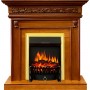 Каминокомплект Valletta - Орех с очагом Fobos FX Brass Каминокомплект Valletta - Орех с очагом Fobos FX Brass