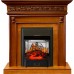 Каминокомплект Valletta - Орех с очагом Majestic FX M Black