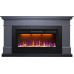 Каминокомплект California Graphite Grey 36/40 - Серый графит с очагом Crystal 36 RF