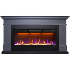 Каминокомплект California Graphite Grey 36/40 - Серый графит с очагом Crystal 40 RF Каминокомплект California Graphite Grey 36/40 - Серый графит с очагом Crystal 40 RF