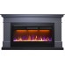 Каминокомплект California Graphite Grey 36/40 - Серый графит с очагом Crystal 40 RF