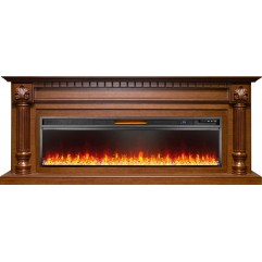 Каминокомплект Edinburg 60 - Орех с очагом Vision 60 LED Каминокомплект Edinburg 60 - Орех с очагом Vision 60 LED