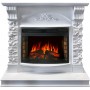 Каминокомплект Prague - Белый /Сланец белый с очагом Dioramic 25 LED FX