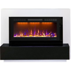 Каминокомплект Stockholm - Белый с очагом Crystal 36 RF Каминокомплект Stockholm - Белый с очагом Crystal 36 RF