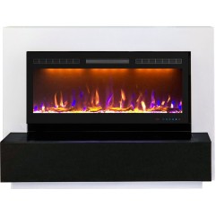 Каминокомплект Stockholm - Белый с очагом Crystal 40 RF Каминокомплект Stockholm - Белый с очагом Crystal 40 RF