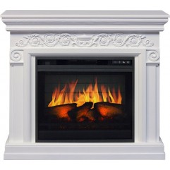 Каминокомплект Athena - Белый с очагом Vision 23 EF LED 3D FX