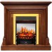 Каминокомплект Bradford - Орех с очагом Fobos FX M Brass