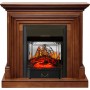 Каминокомплект Bradford - Орех с очагом Majestic FX M Black Каминокомплект Bradford - Орех с очагом Majestic FX M Black
