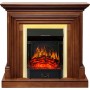 Каминокомплект Bradford - Орех с очагом Majestic FX Brass Каминокомплект Bradford - Орех с очагом Majestic FX Brass