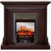 Каминокомплект Bradford - Темный дуб с очагом Fobos FX M Black