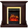 Каминокомплект Bradford - Темный дуб с очагом Majestic FX Brass Каминокомплект Bradford - Темный дуб с очагом Majestic FX Brass