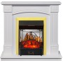 Каминокомплект Boston - Белый (Высота 925см) с очагом Majestic FX M Brass Каминокомплект Boston - Белый (Высота 925см) с очагом Majestic FX M Brass