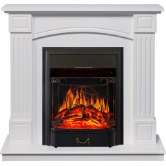 Каминокомплект Boston - Белый (Высота 925см) с очагом Majestic FX Black Каминокомплект Boston - Белый (Высота 925см) с очагом Majestic FX Black