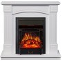 Каминокомплект Boston - Белый (Высота 925см) с очагом Majestic FX Black Каминокомплект Boston - Белый (Высота 925см) с очагом Majestic FX Black