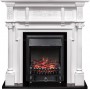 Каминокомплект Oxford - Белый с очагом Fobos FX Black Каминокомплект Oxford - Белый с очагом Fobos FX Black
