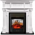 Каминокомплект Oxford - Белый с очагом Majestic FX M Black