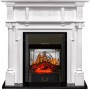 Каминокомплект Oxford - Белый с очагом Majestic FX M Black